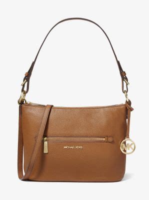 michael kors lupita vanilla|Lupita Medium Pebbled Leather Convertible Shoulder Bag.